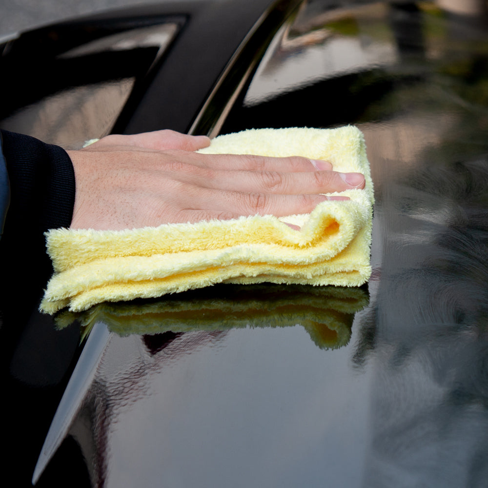 Pack 5 Microfibras de cera 350gsm Plush Light Edgeless Buffing Towel