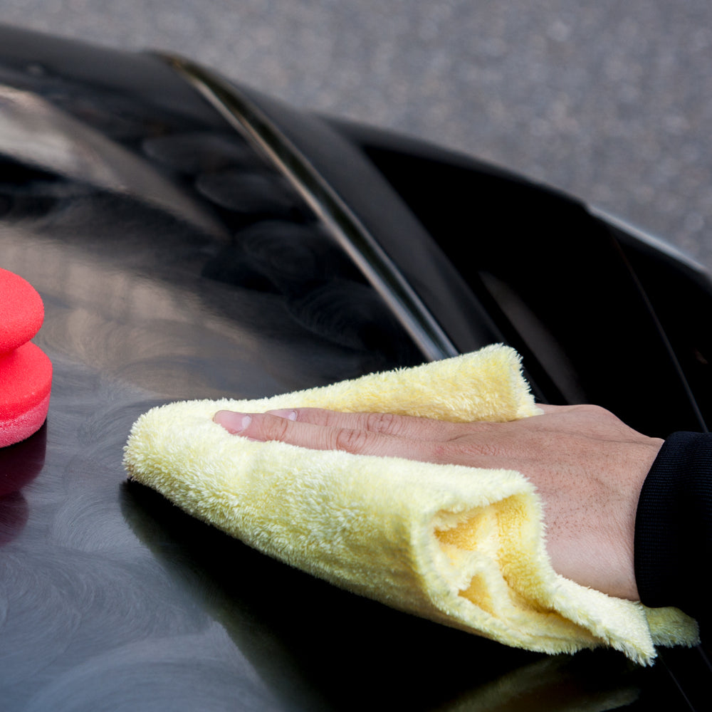 Pack 5 Microfibras de cera 350gsm Plush Light Edgeless Buffing Towel