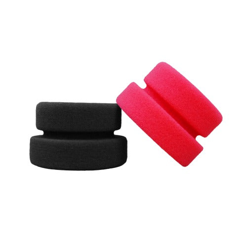 Aplicador de esponja Dual Stamp Negro/Rojo x2
