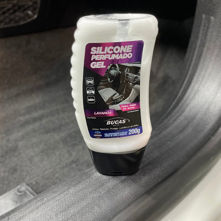 Silicona Gel Frasco Fragancia Auto Nuevo 200g