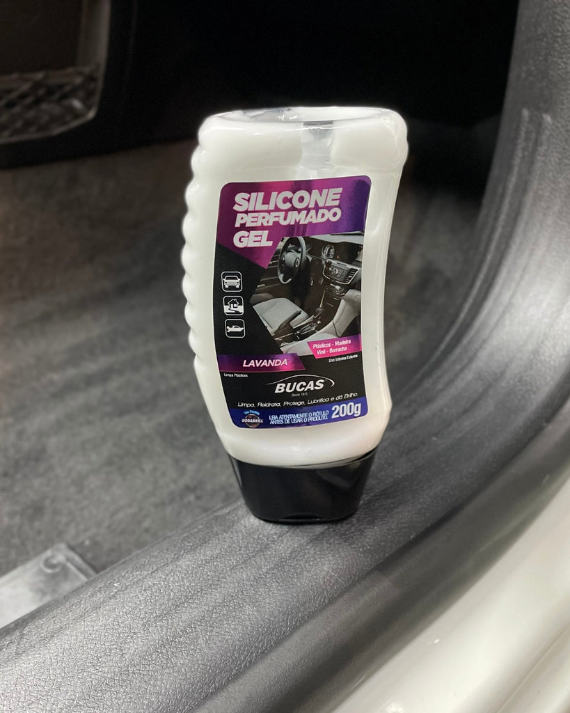 Silicona Gel Frasco Fragancia Auto Nuevo 200g