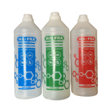 Botella Spray 1 lt con medidas de dilución + Gatillo