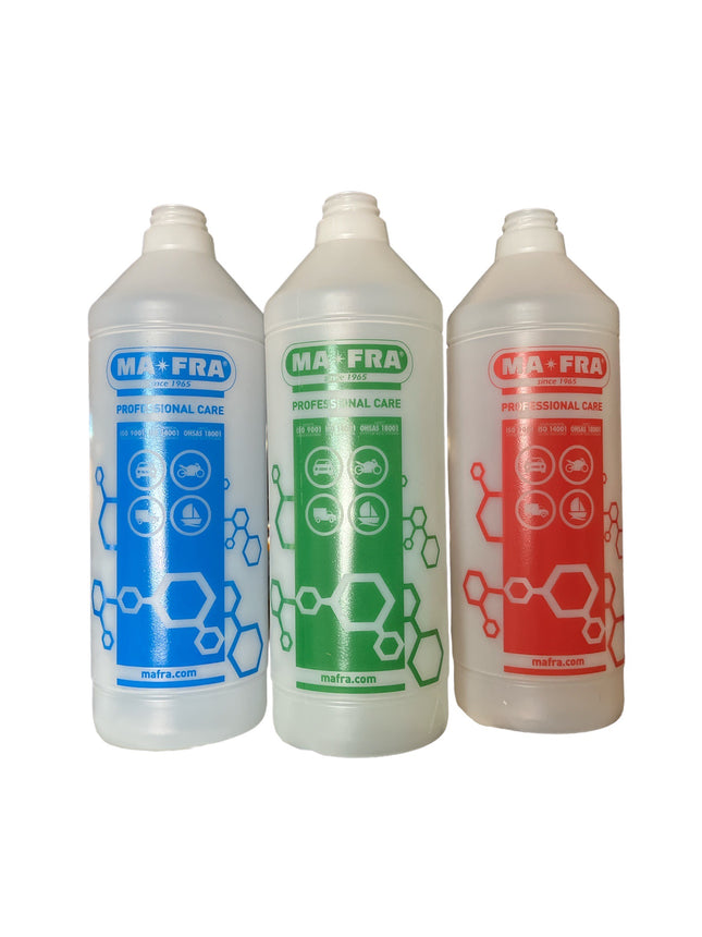 Botella Spray 1 lt con medidas de dilución + Gatillo