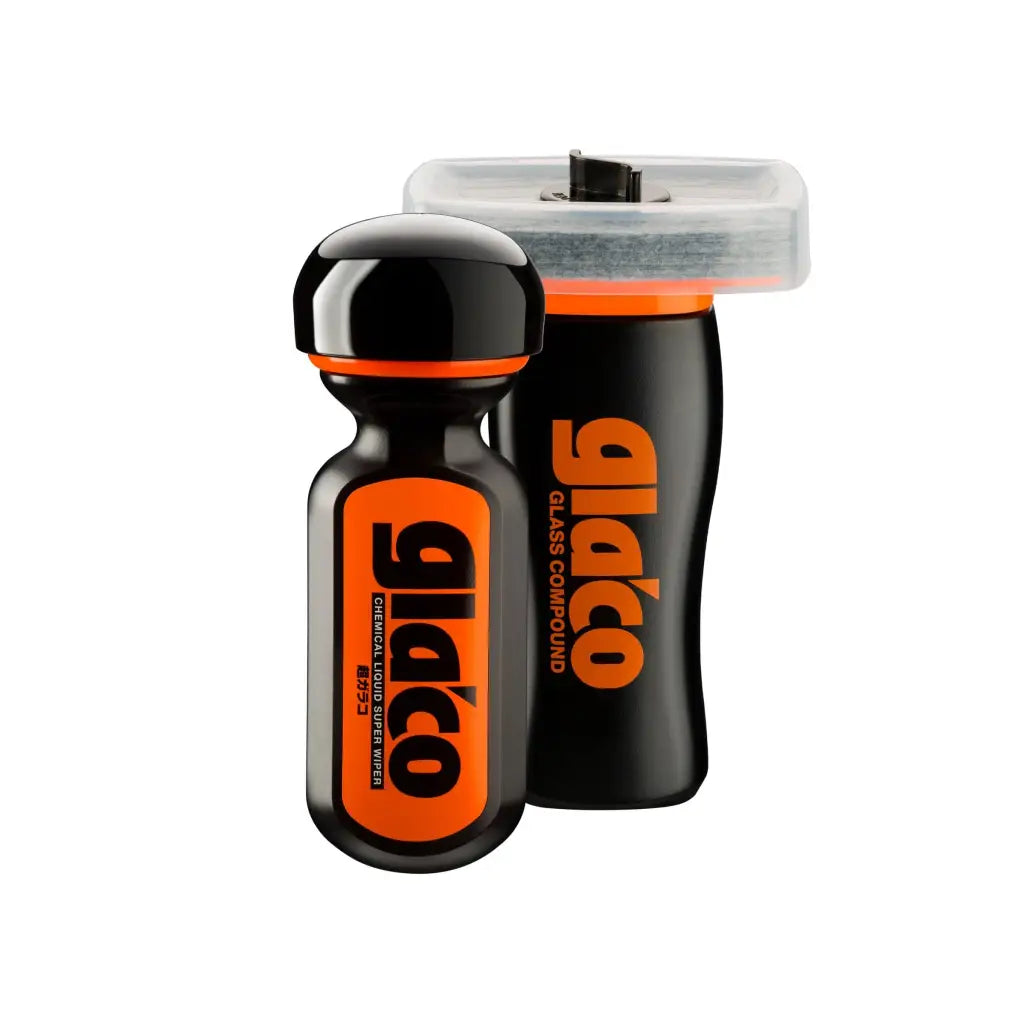 Kit Ultra Glaco + Glaco Glass Compound Roll On