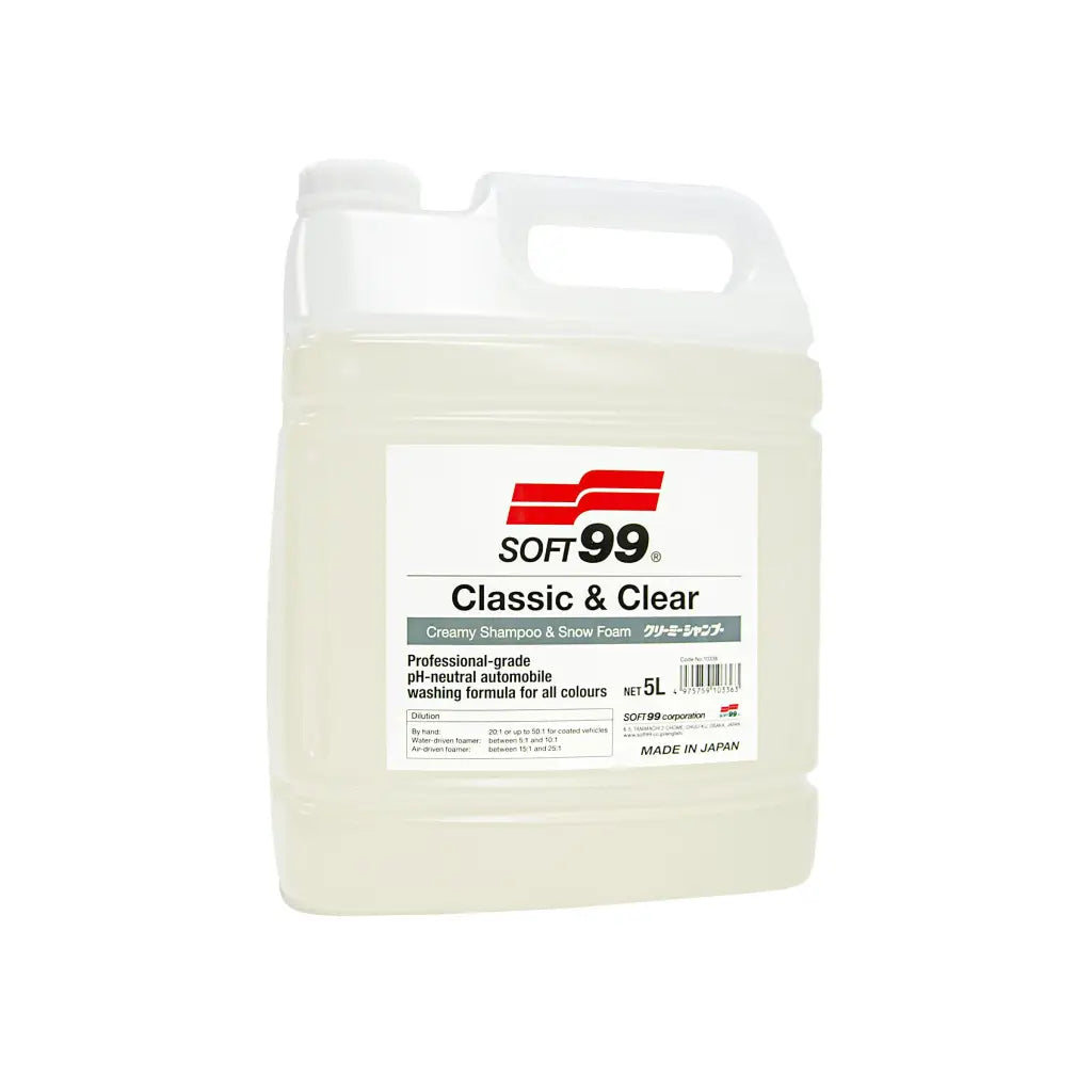 Shampo Cremoso Snowfoam Ph Neutro 5L SOFT99 Chile