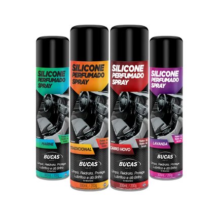 Silicona Spray Perfumada Fragancia Carro Nuevo 300ml